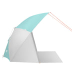 NILS Pop-up 2-in-1 Strandparasol en Windscherm - Mintblauw/Grijs - Afbeelding 7