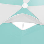 NILS Pop-up 2-in-1 Strandparasol en Windscherm - Mintblauw/Grijs - Afbeelding 10