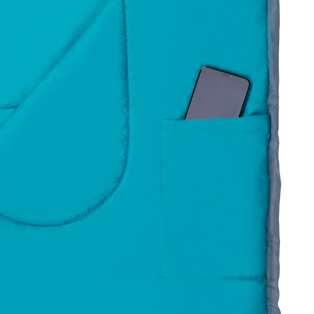 NILS Camp Slaapzak - Grijs/Blauw- Maat M - Afbeelding 6