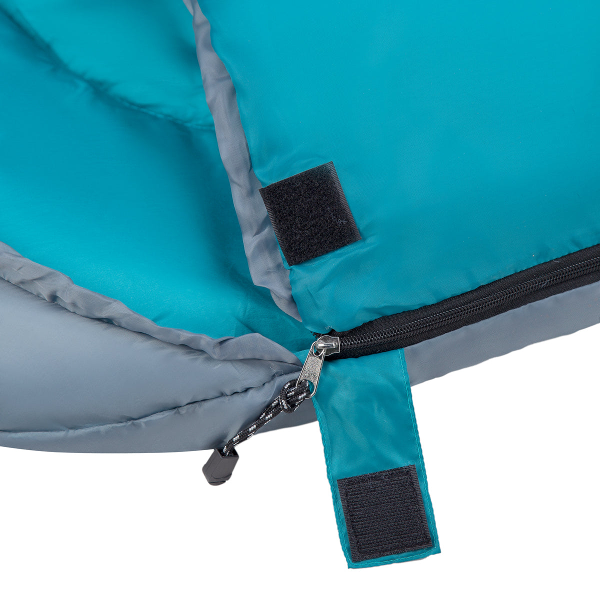 NILS Camp Slaapzak - Grijs/Blauw- Maat M - Afbeelding 7