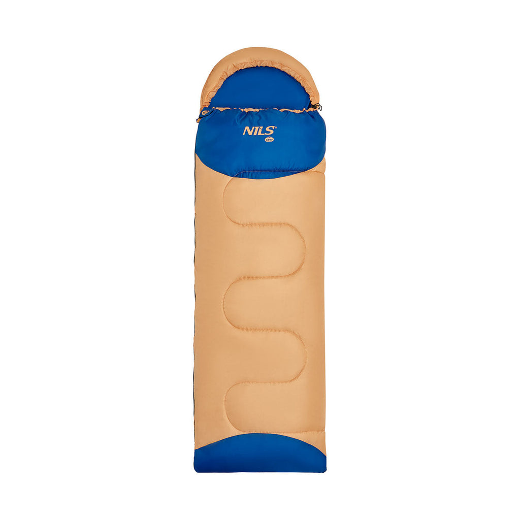 NILS Camp Junior Slaapzak - Oranje/Blauw - Hoofdafbeelding