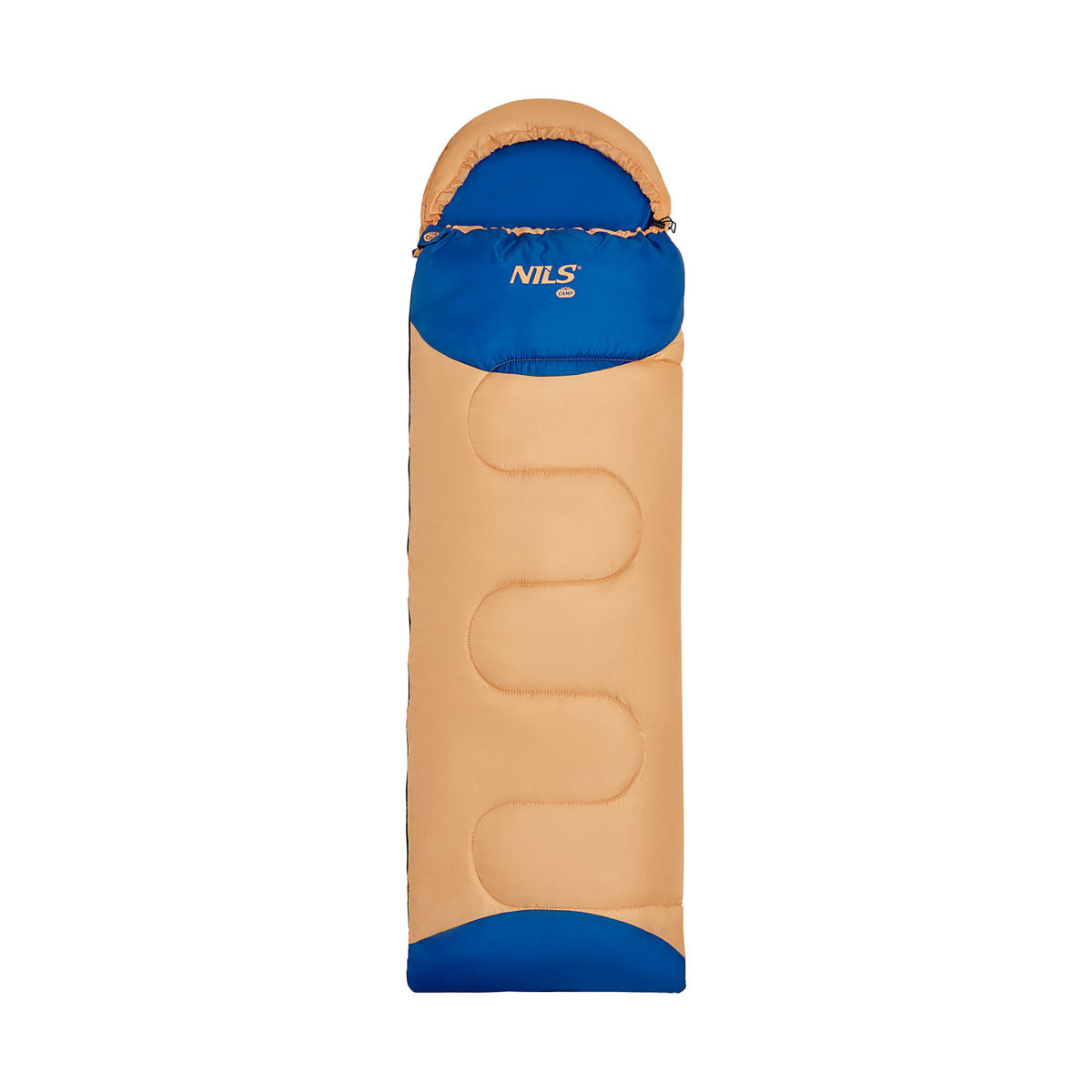 NILS Camp Junior Slaapzak - Oranje/Blauw - Hoofdafbeelding