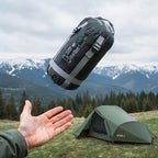 NILS Camp Ultra Light Slaapzak - 710 gr - Zwart/Groen - Afbeelding 9