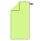 NILS Microvezel Handdoek - Groen/Zwart - 140 x 70 cm - Hoofdafbeelding