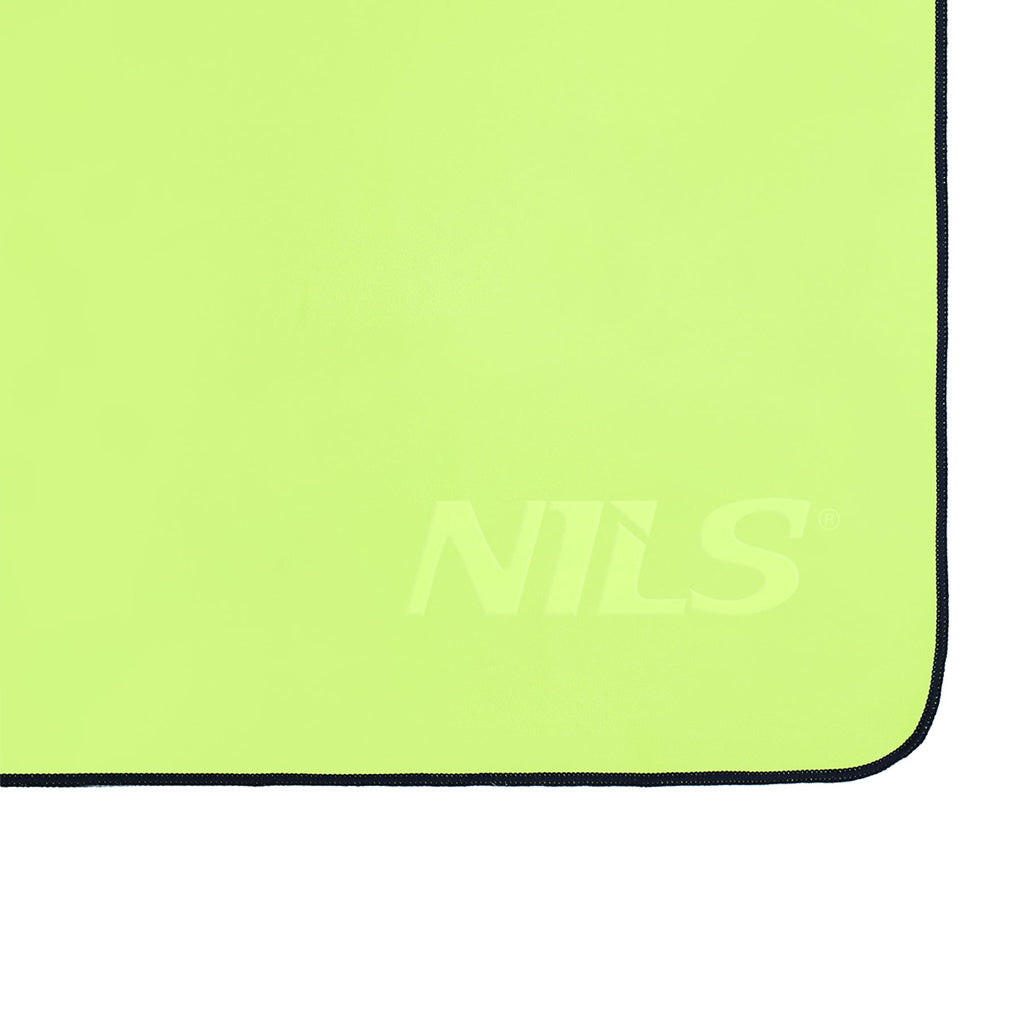 NILS Microvezel Handdoek - Groen/Zwart - 140 x 70 cm - Afbeelding 10