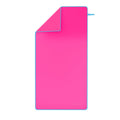 NILS Microvezel Handdoek - Roze/Blauw - 140 x 70 cm - Hoofdafbeelding