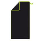 NILS Microvezel Handdoek - Zwart - 140 x 70 cm - Hoofdafbeelding
