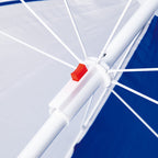 NILS Camp Strandparasol - 180 cm - Blauw/Grijs - Afbeelding 5