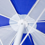 NILS Camp Strandparasol - 180 cm - Blauw/Grijs - Afbeelding 6