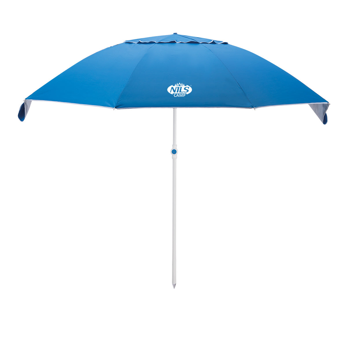 NILS Camp Strandparasol - 220 cm - Blauw - Hoofdafbeelding