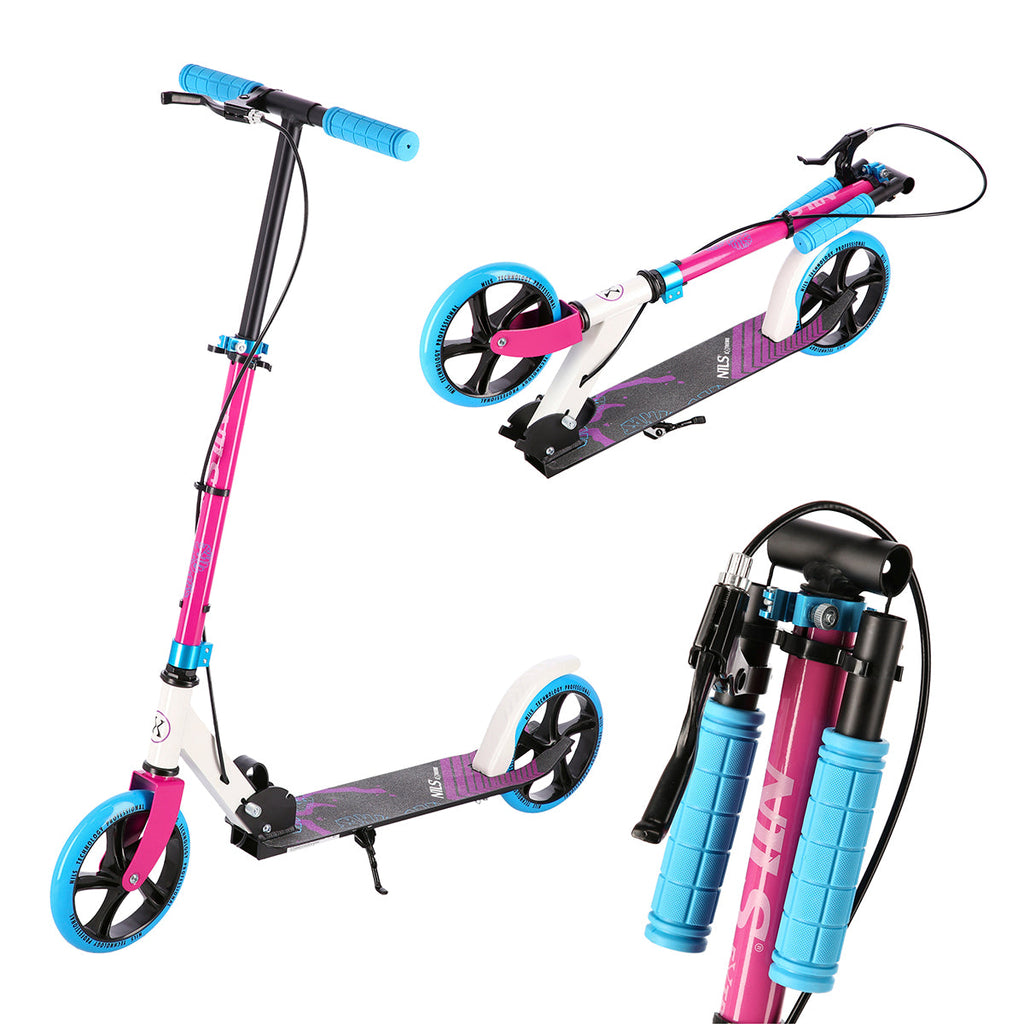 NILS Extreme Step - Wit/Roze/Blauw - Detail