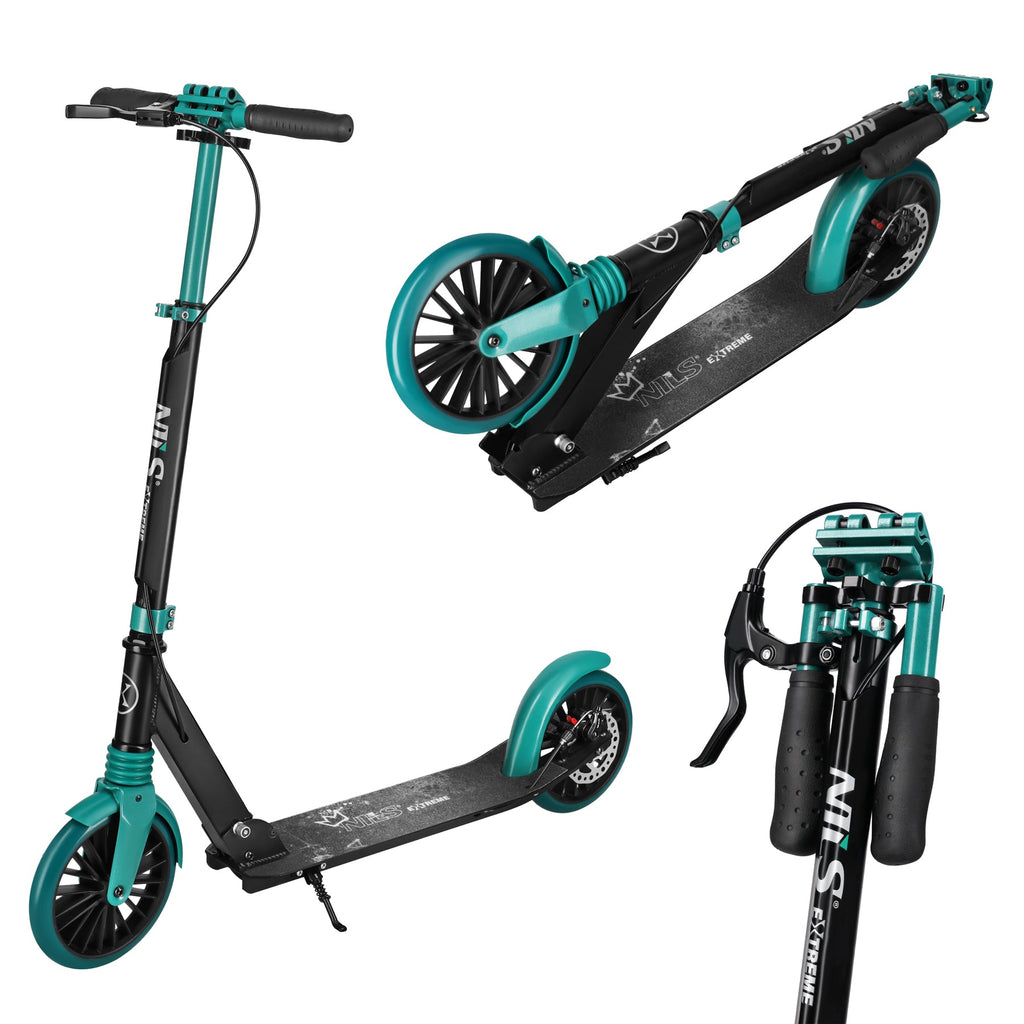 NILS Extreme Step - Zwart/Turquoise - In gebruik