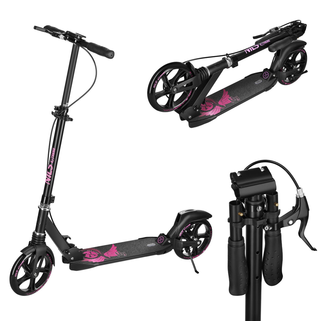 NILS Extreme Step - Zwart/Roze - Detail