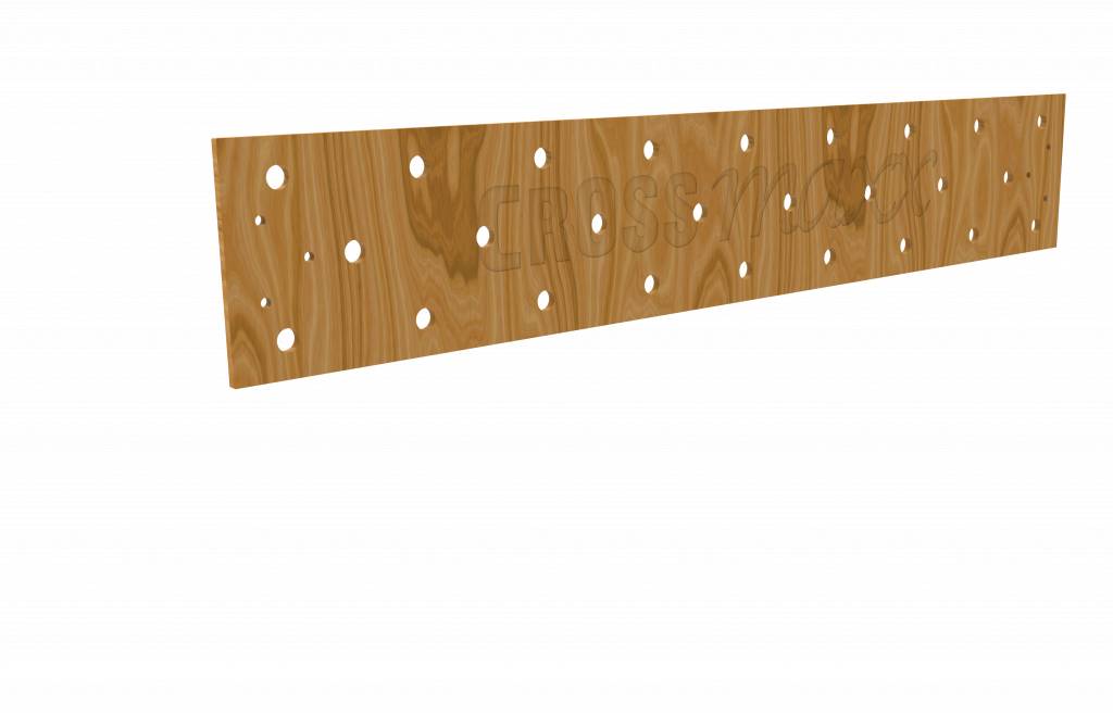 Lifemaxx Crossmaxx XL Peg Board - 180 cm - voor Crossmaxx Rig - In gebruik