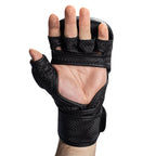 Gorilla Wear Ely MMA Bokshandschoenen - Zwart/Wit - Afbeelding 7