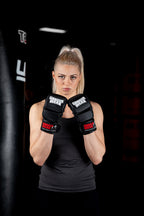Gorilla Wear Ely MMA Bokshandschoenen - Zwart/Wit - Afbeelding 12
