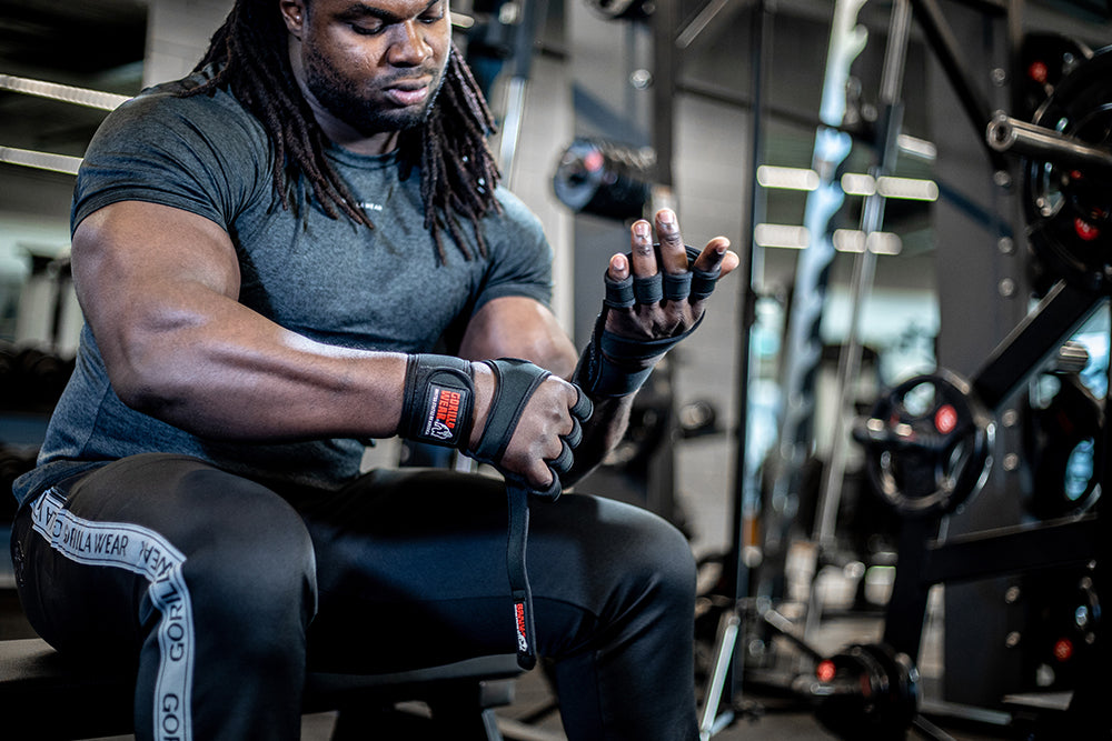 Gorilla Wear Yuma Fitness Handschoenen - Zwart - Afbeelding 15