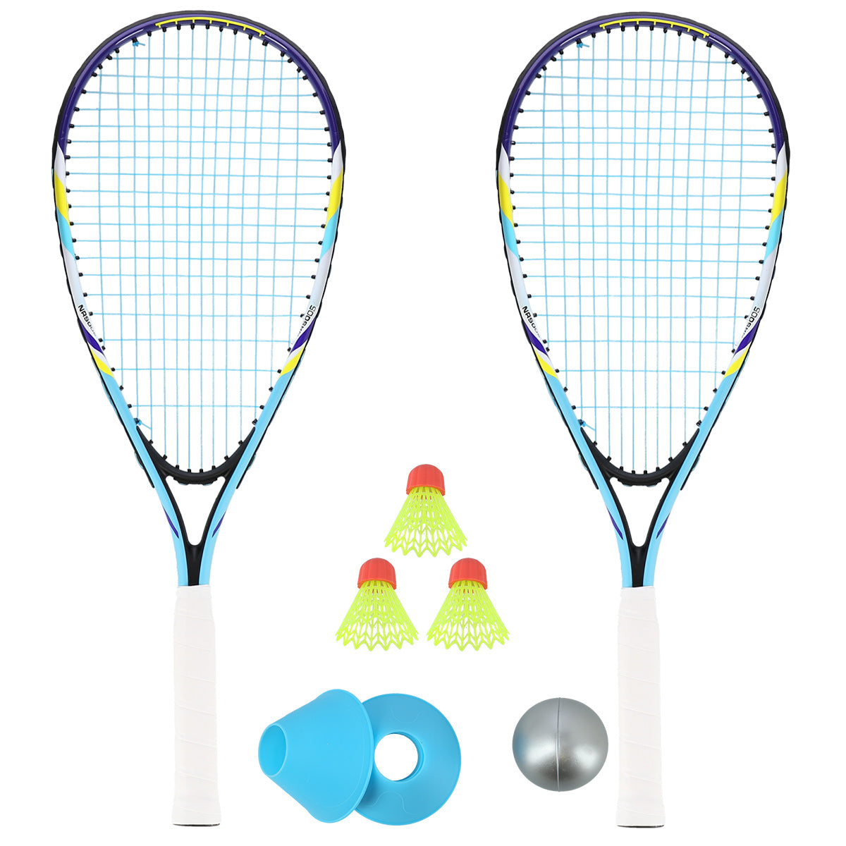 NILS Crossminton Set - Complete Set - Blauw - Hoofdafbeelding