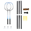 NILS Steeltec Badmintonset - Complete Set - Blauw/Zwart - Hoofdafbeelding