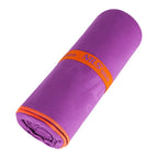 NILS Aqua Microvezel Handdoek - Paars - 180 x 100 cm - Hoofdafbeelding