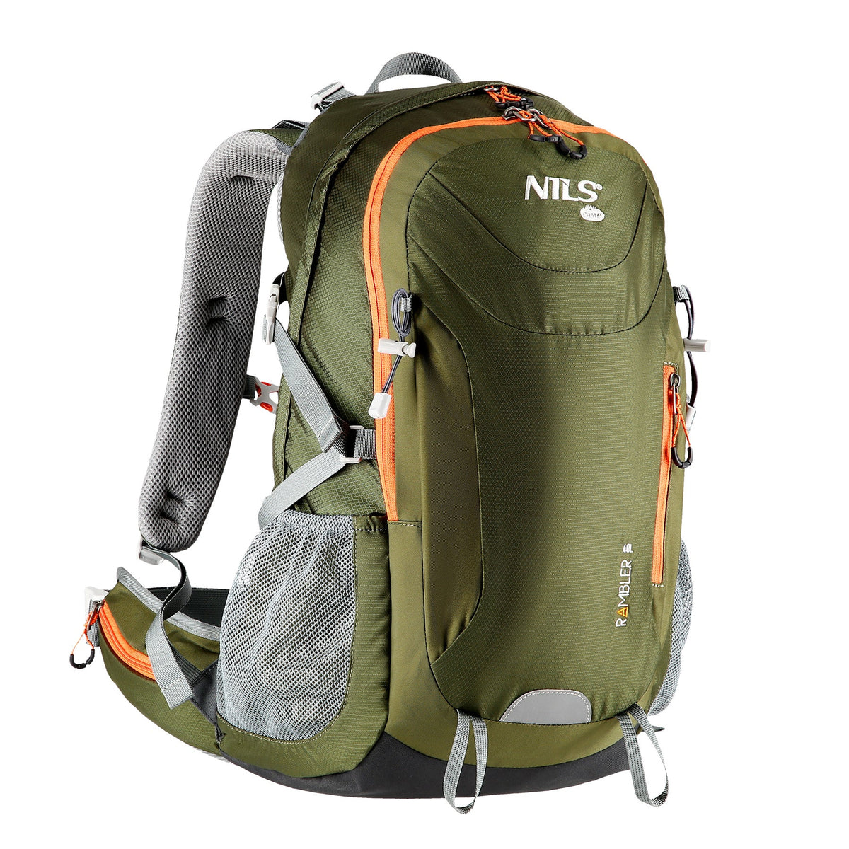 NILS Camp Rugzak Rambler - Groen - 40L - Hoofdafbeelding