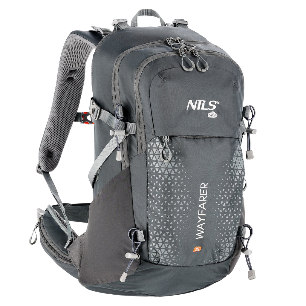NILS Camp Rugzak Wayfarer - Grijs - 35L - Hoofdafbeelding
