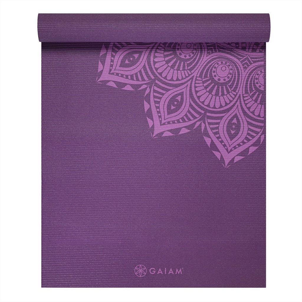 Gaiam Yogamat  - 6 mm - Purple Mandala - Hoofdafbeelding