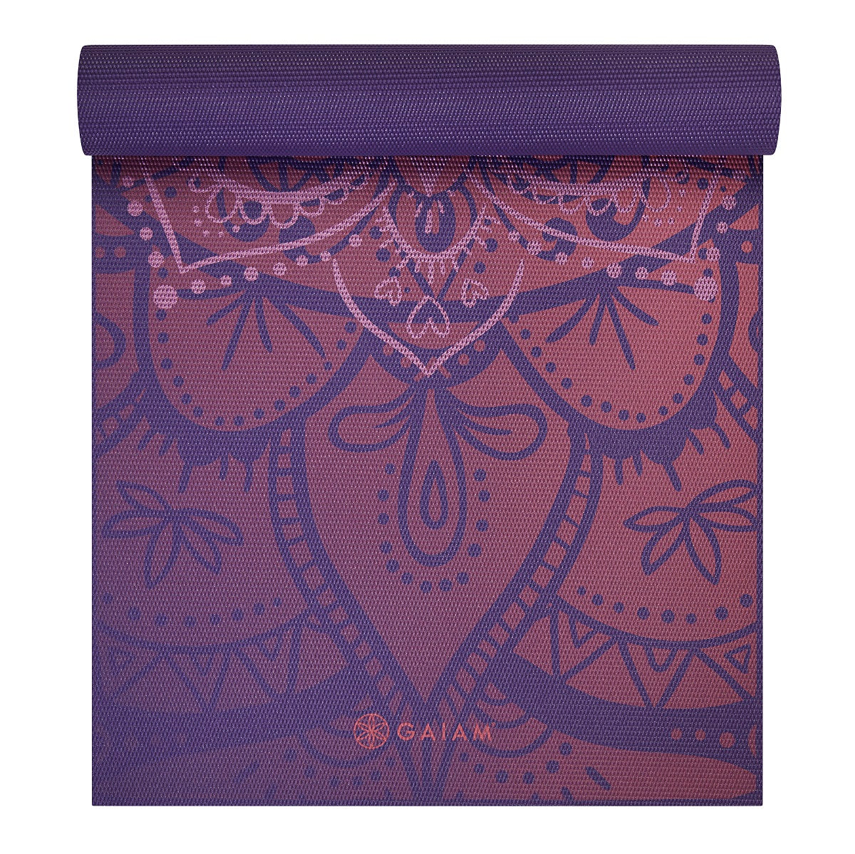 Gaiam Premium Metallic Yogamat - 6 mm - Athenian Rose - Hoofdafbeelding
