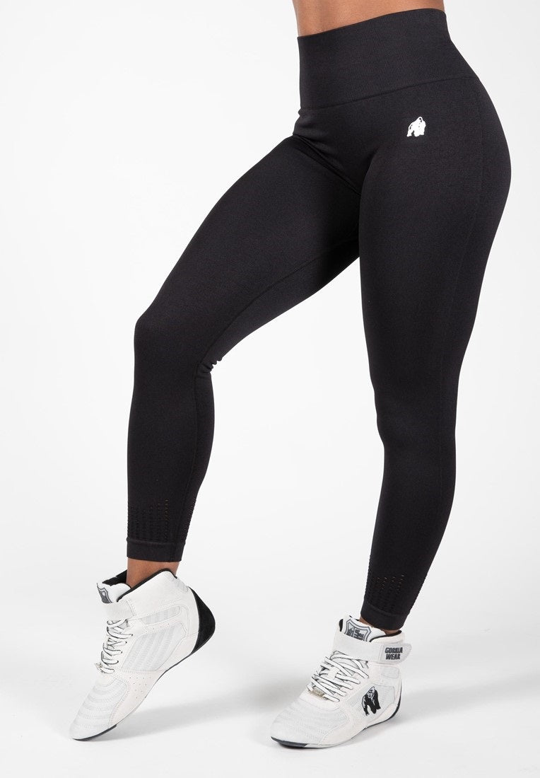 Gorilla Wear Neiro Seamless Leggings - Zwart - Hoofdafbeelding