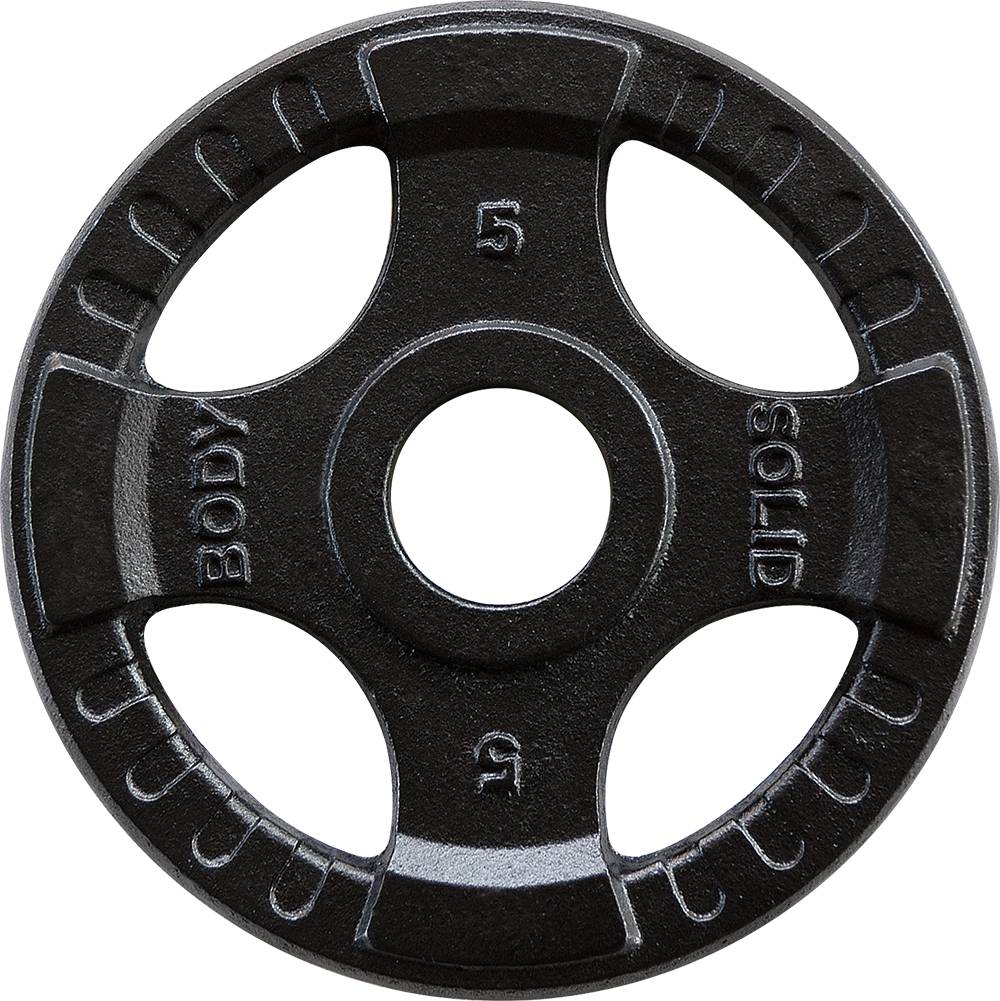 Body-Solid Olympische Gietijzeren Halterschijf - 5 kg - Hoofdafbeelding