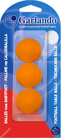 Garlando Tafelvoetbal Balletjes - Oranje - 3 Stuks - Productafbeelding
