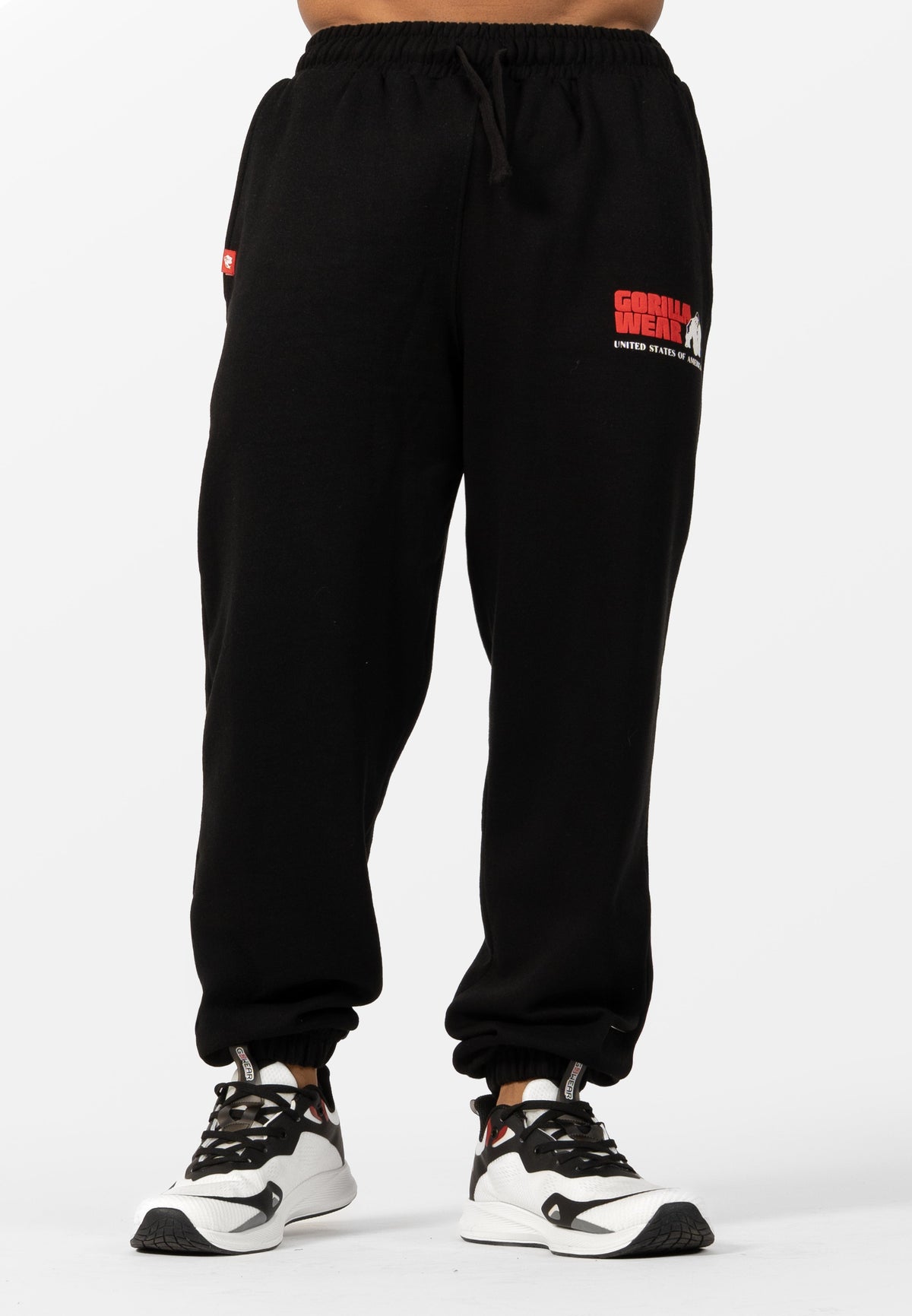 Gorilla Wear Classic Oversized Sweatpants - Zwart - Hoofdafbeelding