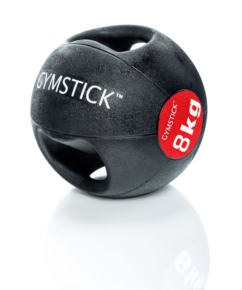 Gymstick medicijnbal met handvaten - 8 kg - Productafbeelding
