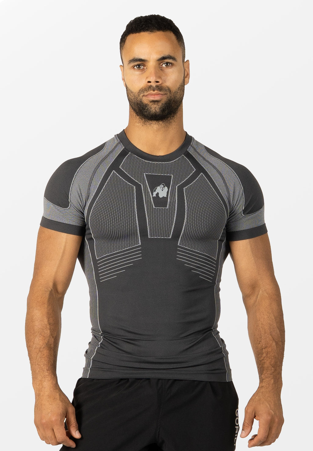 Gorilla Wear Arcata Seamless T-shirt - Donkergrijs - Hoofdafbeelding