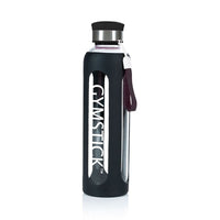 Gymstick Glazen Waterfles - 600 ml - Zwart - Hoofdafbeelding