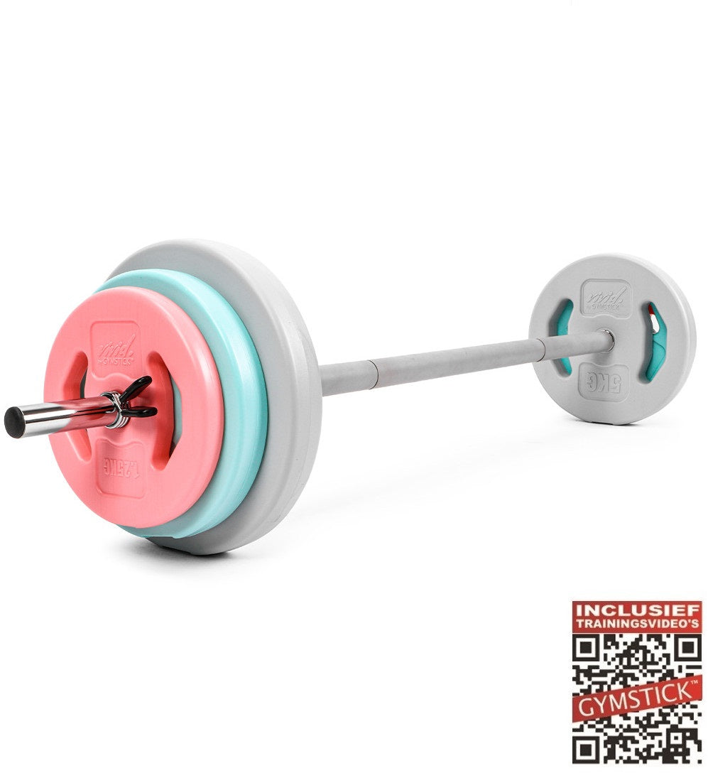 Gymstick Vivid Pump Set - 20 kg - Met Online Trainingsvideo's - Productafbeelding