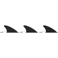 Retrospec Kayak Fins - Set of 3 - Zwart - Productafbeelding