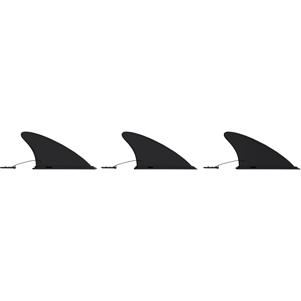 Retrospec Kayak Fins - Set of 3 - Zwart - Productafbeelding