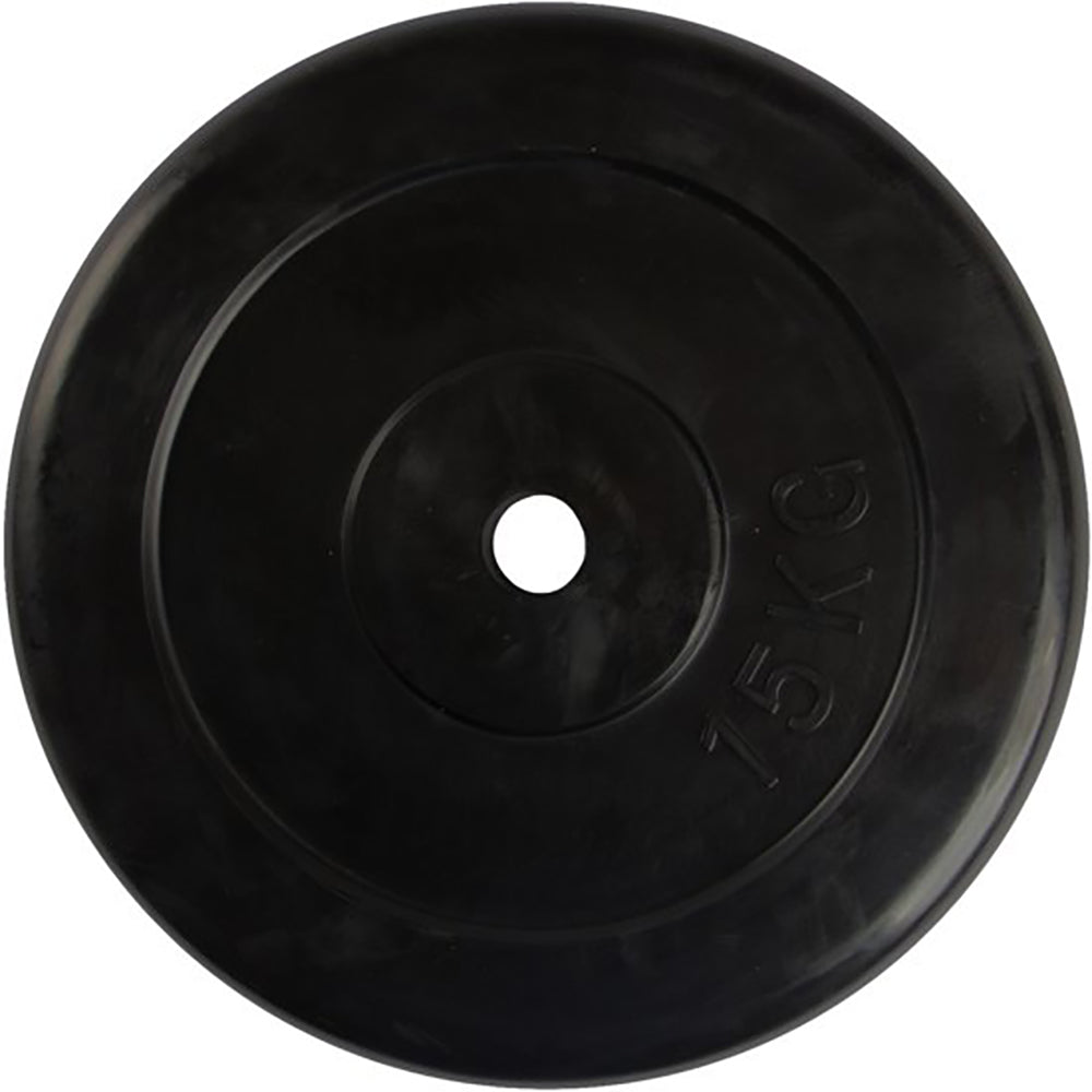 VirtuFit Rubberen Halterschijf - Halter gewicht - 30 mm - 15 kg - Productafbeelding