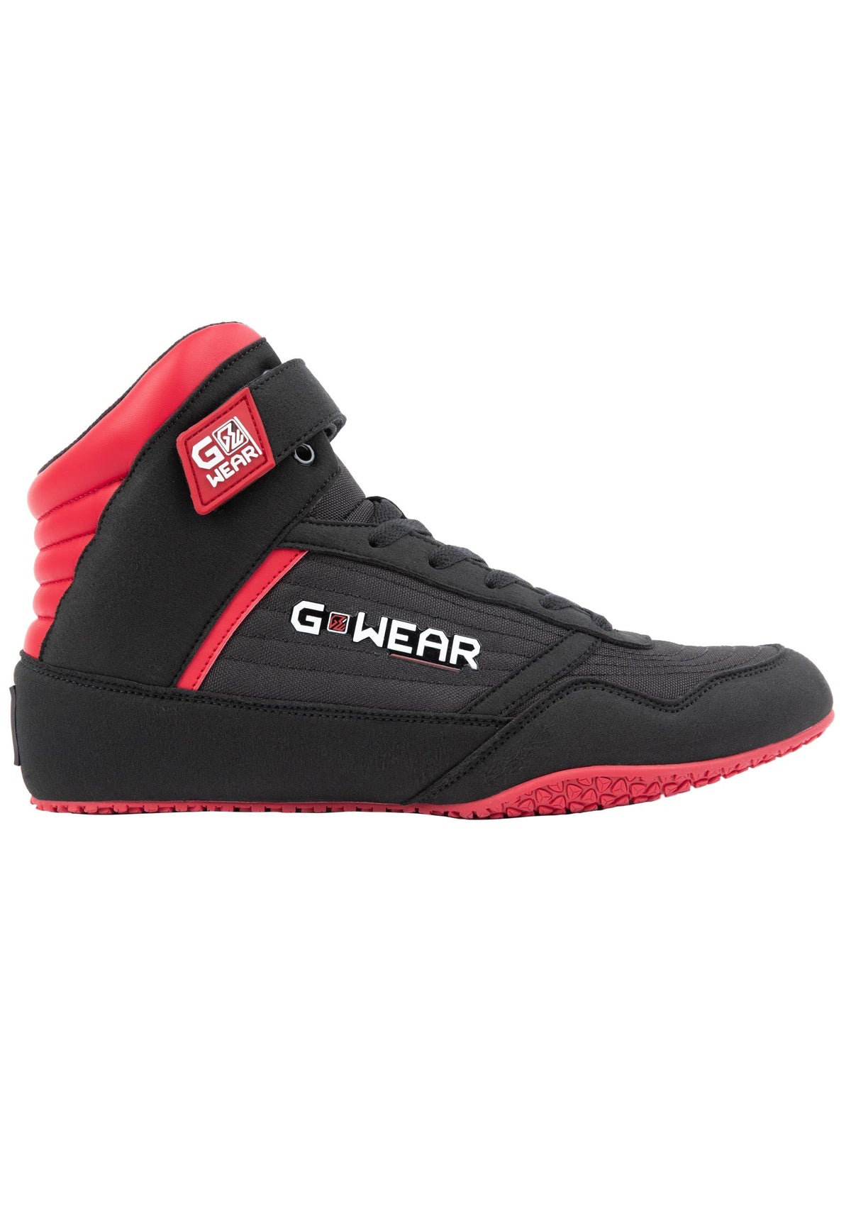Gorilla Wear Gwear Classic High Tops Sportschoenen - Zwart/Rood - Hoofdafbeelding