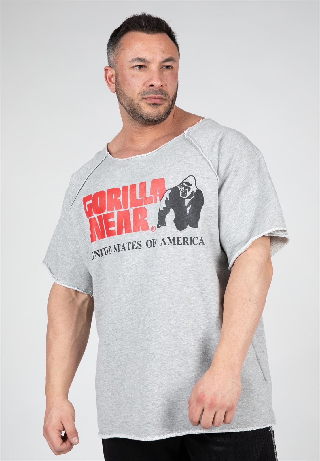 Gorilla Wear Classic Work Out Top - Grijs - Hoofdafbeelding