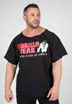 Gorilla Wear Classic Work Out Top - Zwart - Hoofdafbeelding