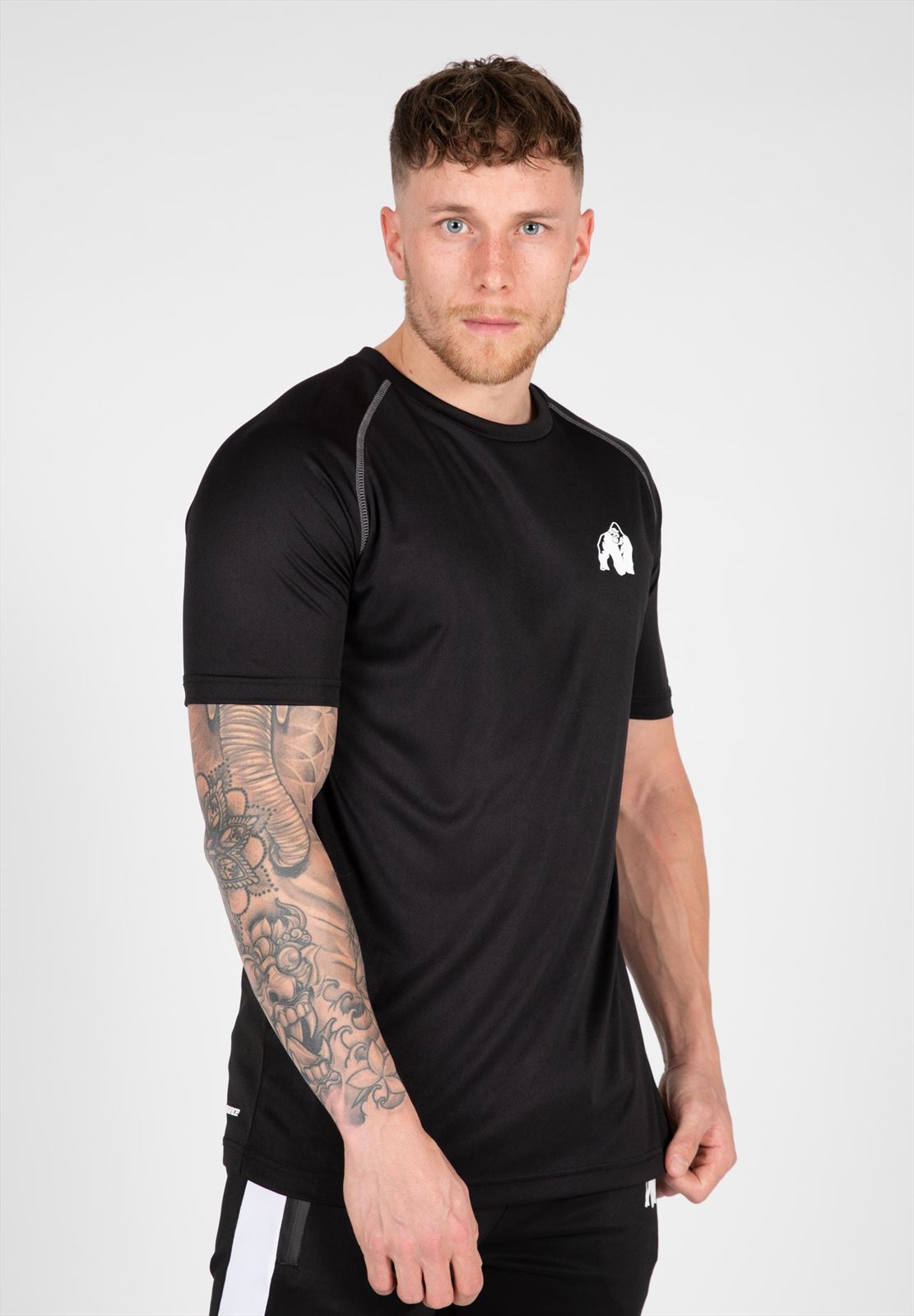 Gorilla Wear Performance T-Shirt - Zwart - Hoofdafbeelding
