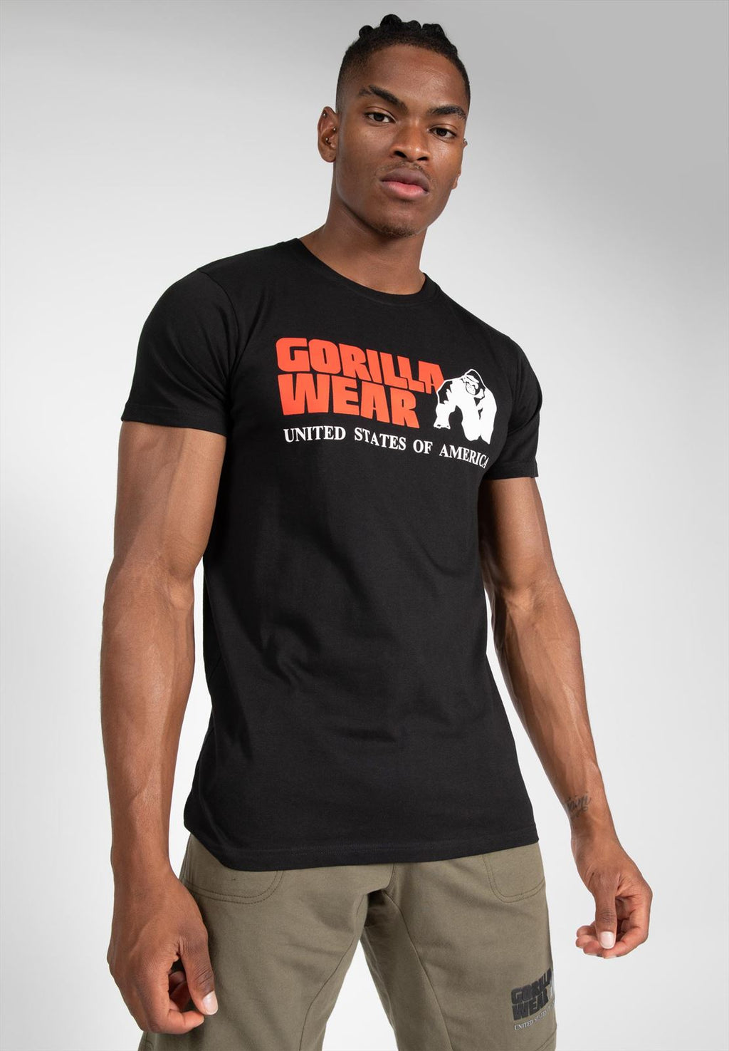 Gorilla Wear Classic T-shirt - Zwart - Hoofdafbeelding