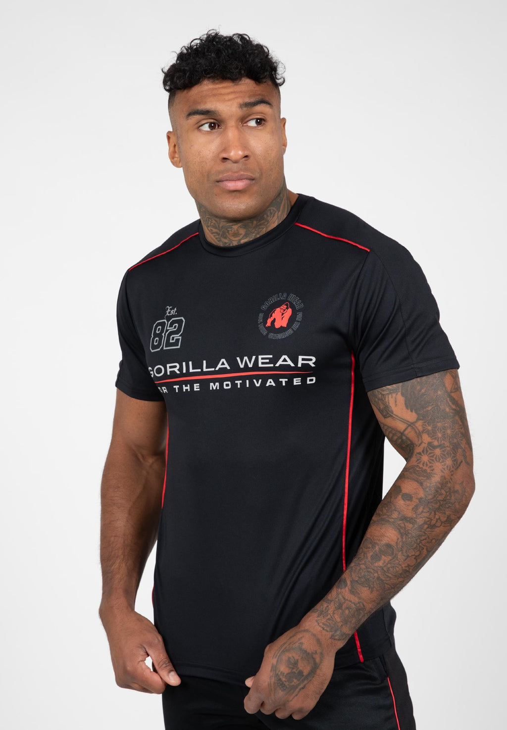 Gorilla Wear Broxton T-shirt - Zwart - Hoofdafbeelding