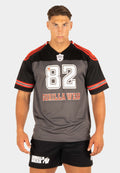 Gorilla Wear Tyler Football Jersey - Zwart/Rood - Hoofdafbeelding