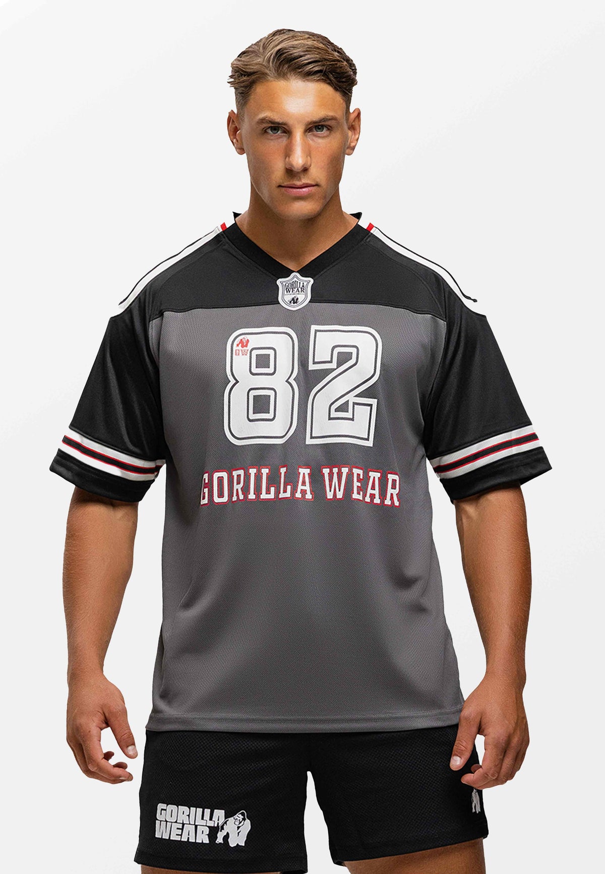 Gorilla Wear Tyler Football Jersey - Zwart/Wit - Hoofdafbeelding