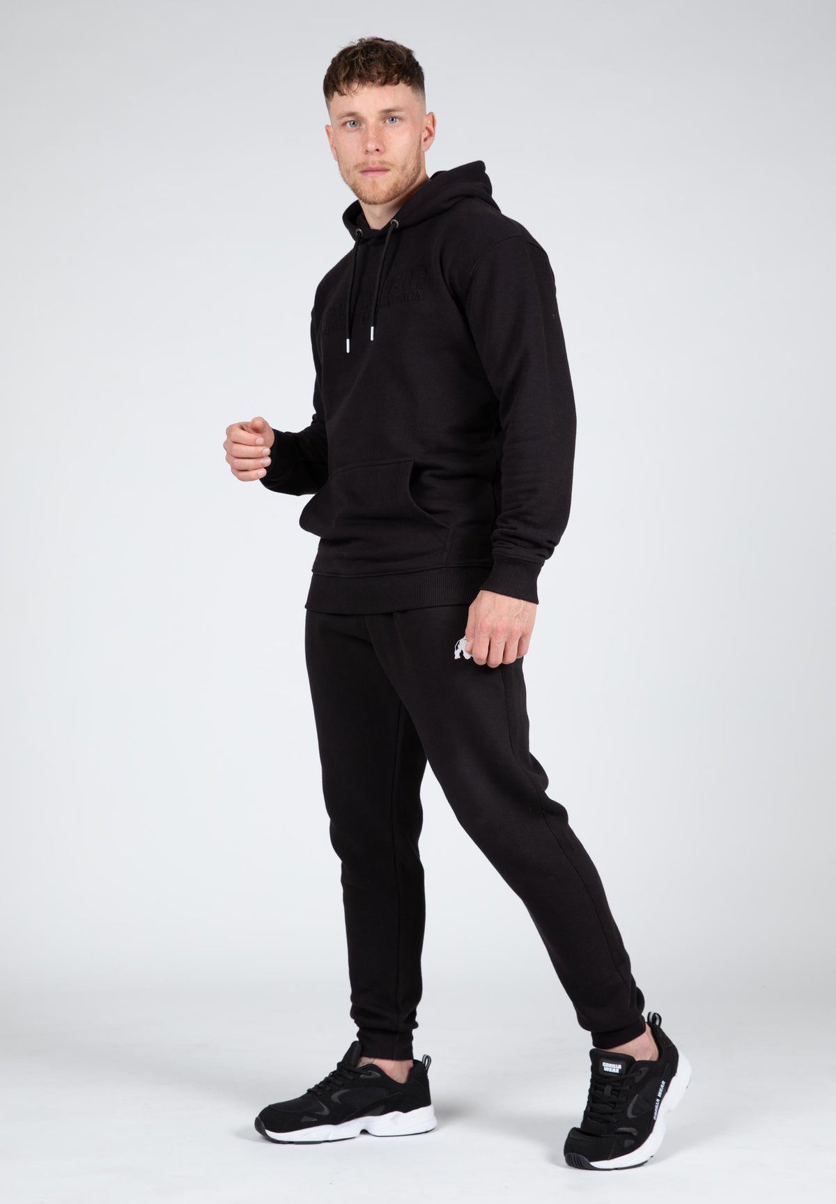 Gorilla Wear Crowley Oversized Hoodie - Zwart - Hoofdafbeelding