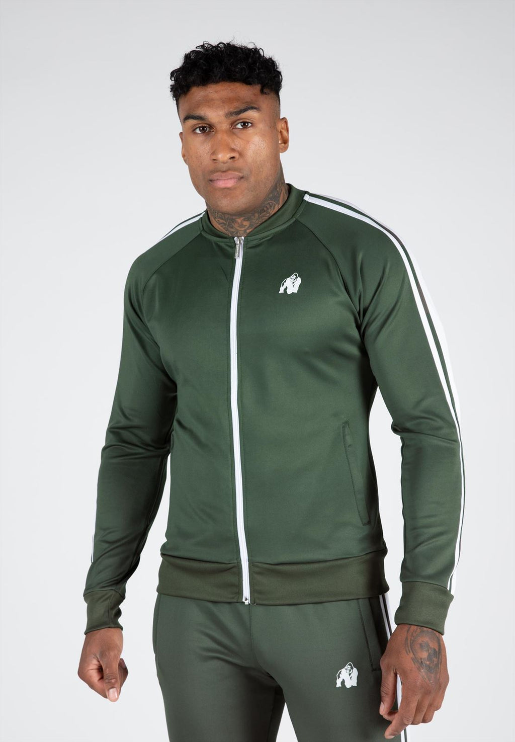 Gorilla Wear Riverside Trainingsjas - Groen - Hoofdafbeelding