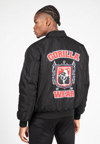 Gorilla Wear Covington Bomber Jacket - Zwart - Hoofdafbeelding